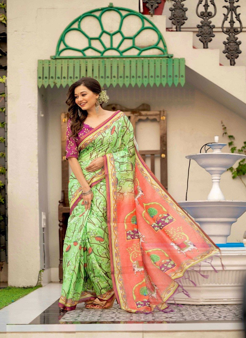 Lotus By Fashion Lab Printed Saree Catalog