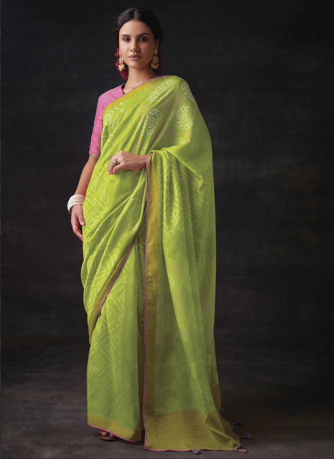 Meera Bandhani By Kimora 16021 To 16029 Designer Saree Catalog