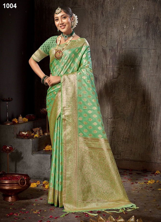 Rishta By Sangam Banarasi Silk Designer Saree Catalog