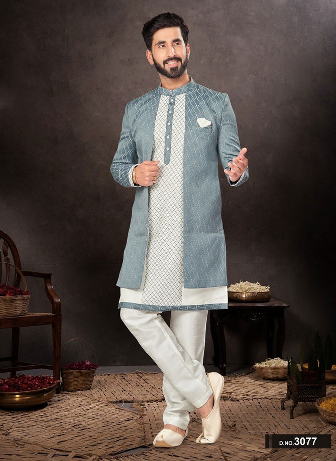 GS Fashion Party Wear Mens Designer Indo Western Wholesale Clothing Distributors In India