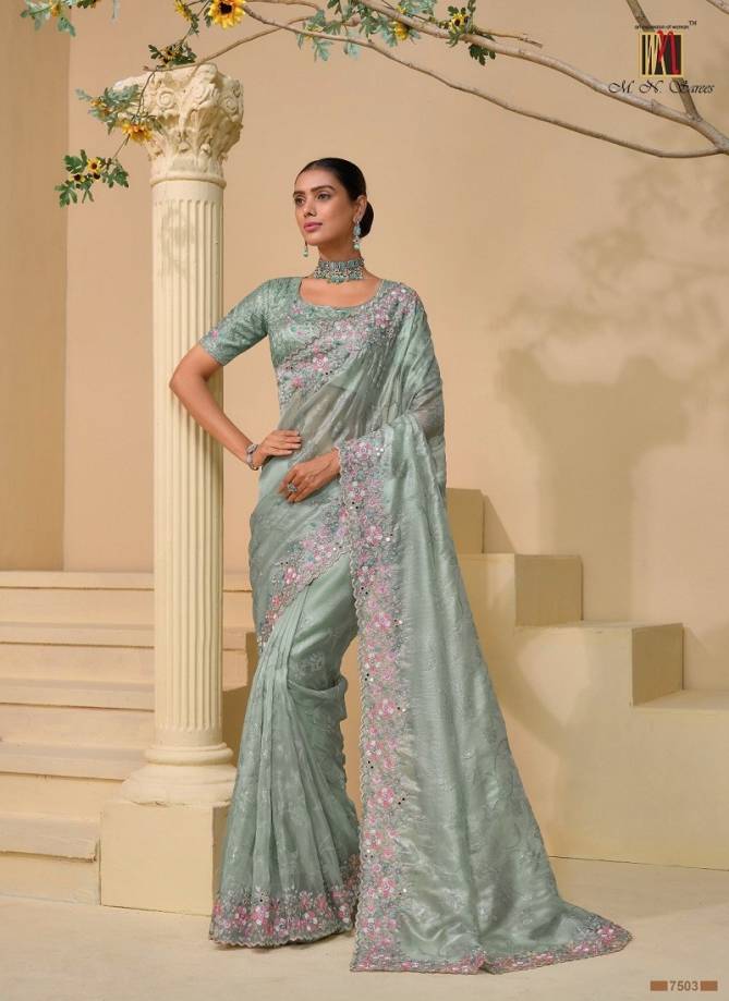 Mn 7500 Designer Saree Wholesale Clothing Distributors In Mumabi