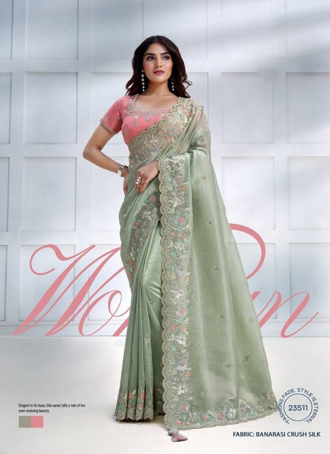 Majestica 23500 By Mahotsav Party Wear Saree Best Wholesale Shop In Surat