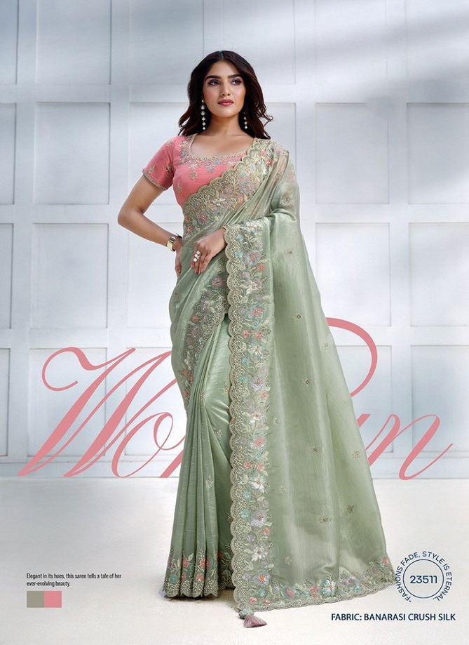 Majestica 23500 By Mahotsav Party Wear Saree Best Wholesale Shop In Surat