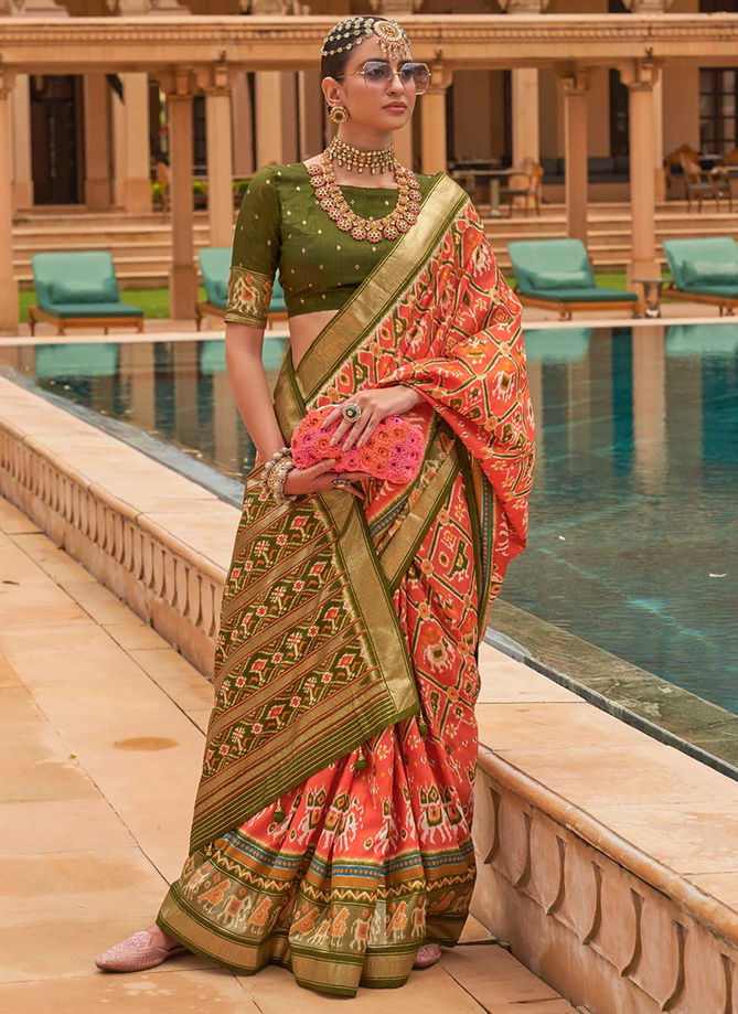 Shahi Patola Ethnic Wear Wholesale Silk Sarees Catalog