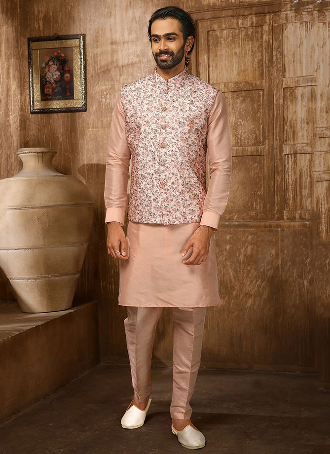 Function Vol Wear Wholesale Kurta Pajama With Jacket Collection