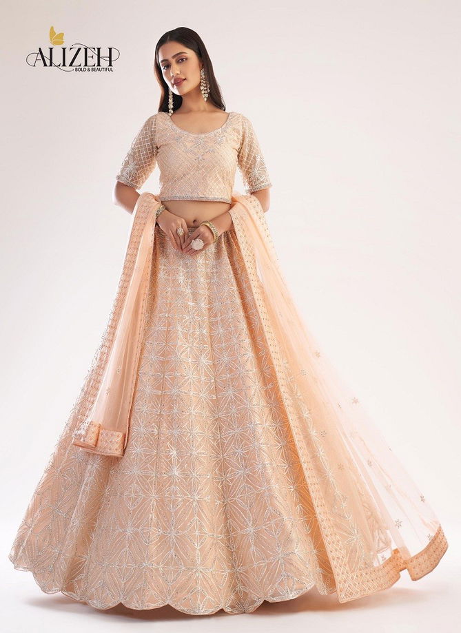 Bridal Heritage Premium By Alizeh Net With Silk Party Lehenga Choli Wholesale Maufacturers