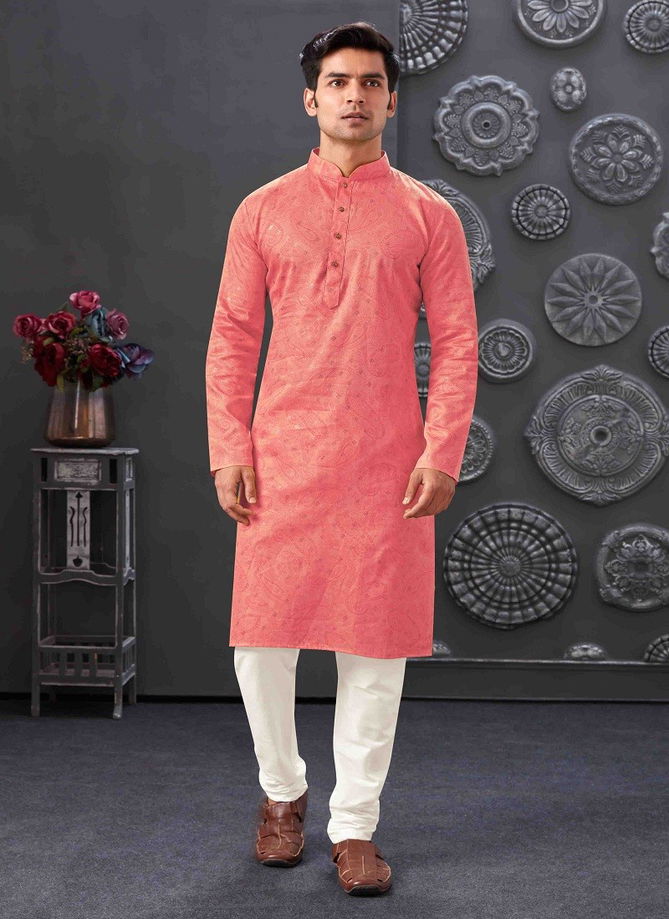 1630 Occasion Mens Wear Poly Blend Kurta Pajama Surat Wholesale Market