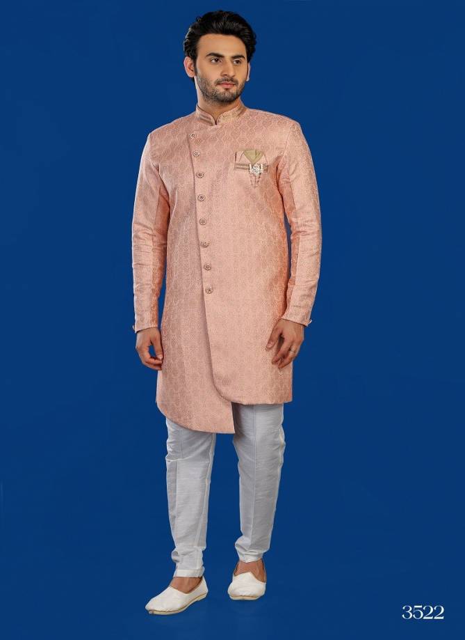 1646 2 Function Wear Mens Indo Western Surat Wholesale Market