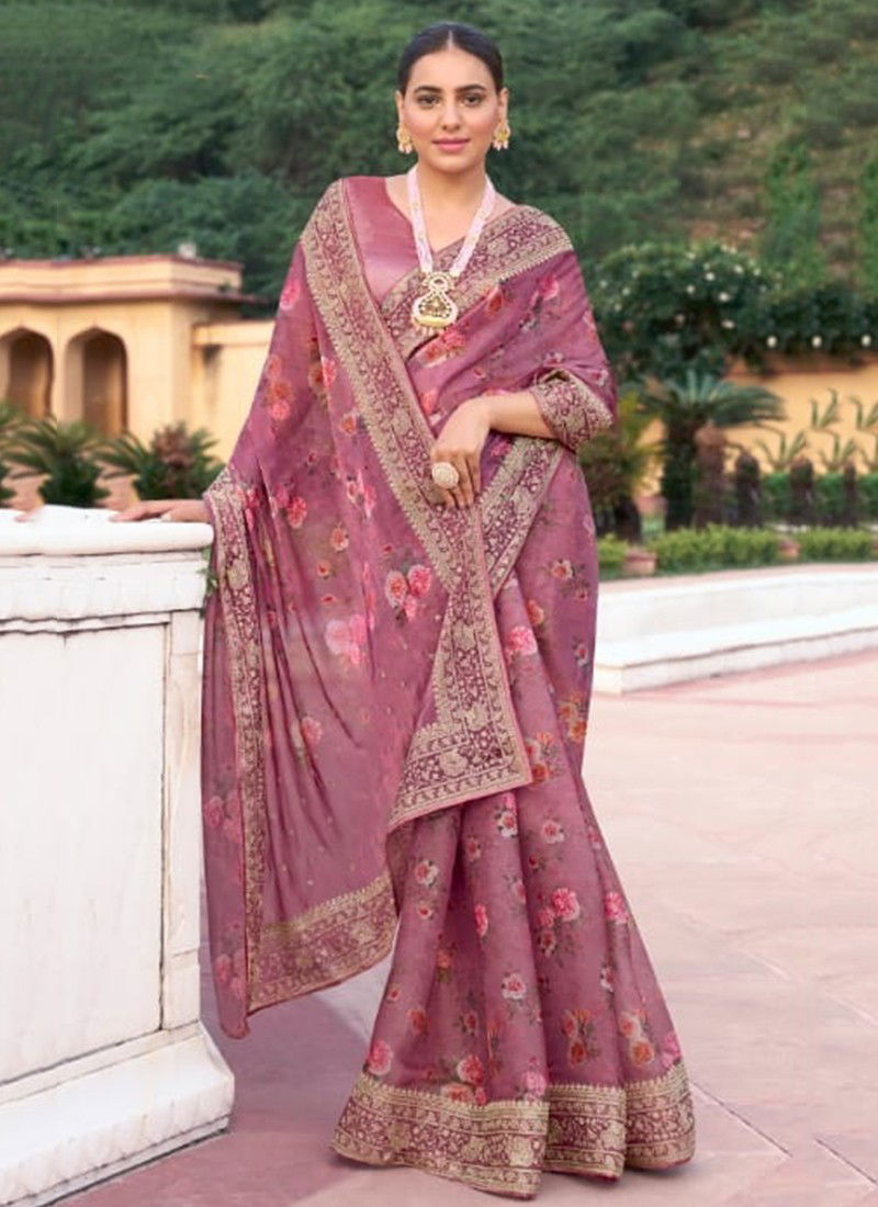 Alyssa Designer Wholesale Printed Saree Catalog