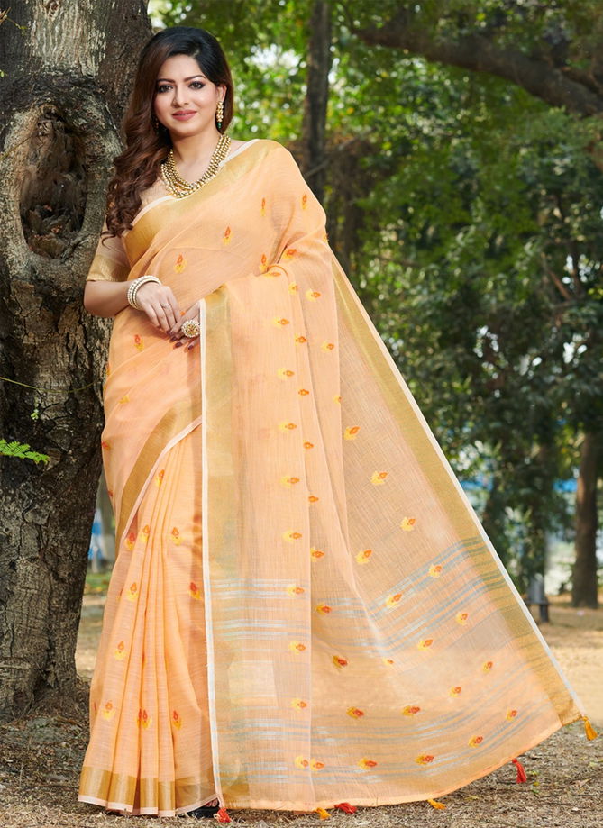 Anandi By Sangam 10038 To 10043 Printed Sarees Catalog