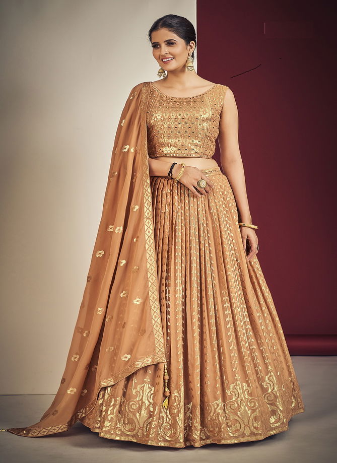 Peach Colour Angelica Vol 2 By Dresstive Party Wear Lehenga Choli Catalog 1501