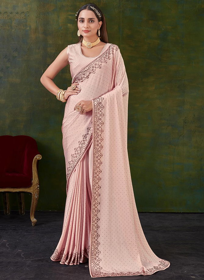 BK 8718 Designer Swarovski Wholesale Party Wear Saree Catalog