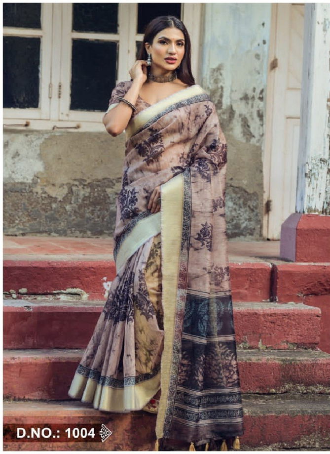 Blossom By Kira Printed Saree Catalog