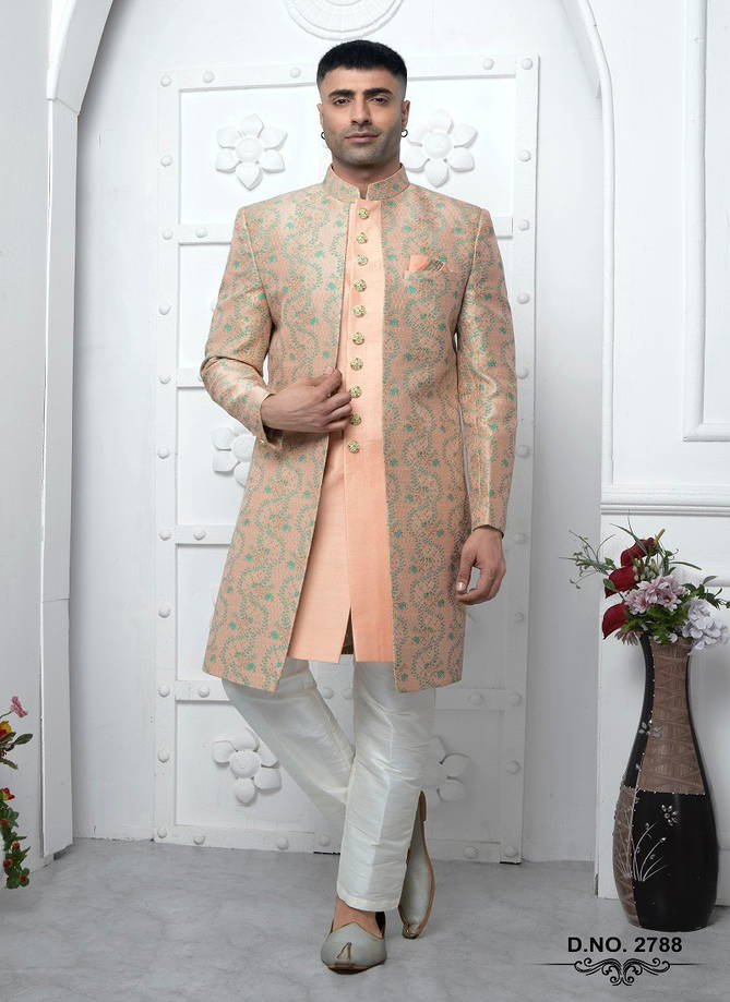 Function Wear Indo Western Mens Jacket Set Wholesale Shop In Surat