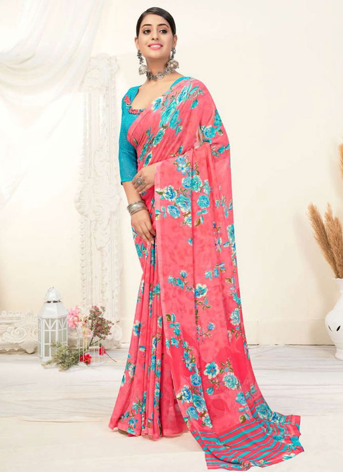 Jhalak By Ishika 8301 To 8314 Printed Sarees Catalog 