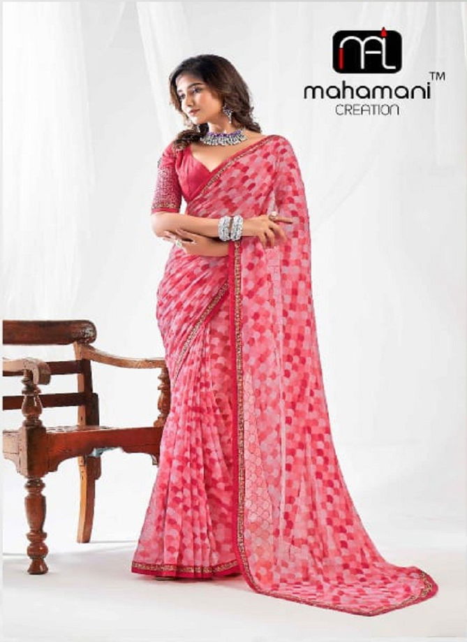 Kum Kum By Mahamani Creation Heavy Printed Sarees Wholesale Manufacturers