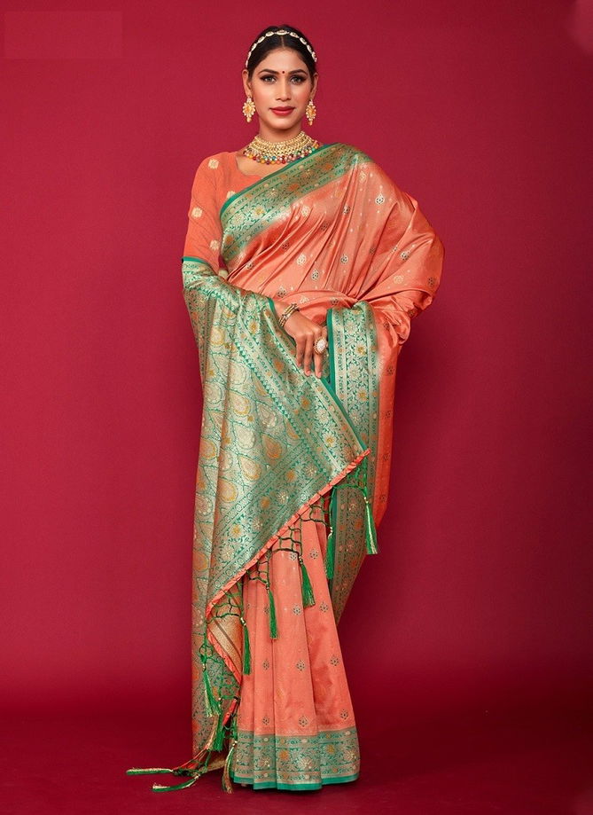 Lalpari By Sangam 14025 To 14030 Silk Sarees Catalog