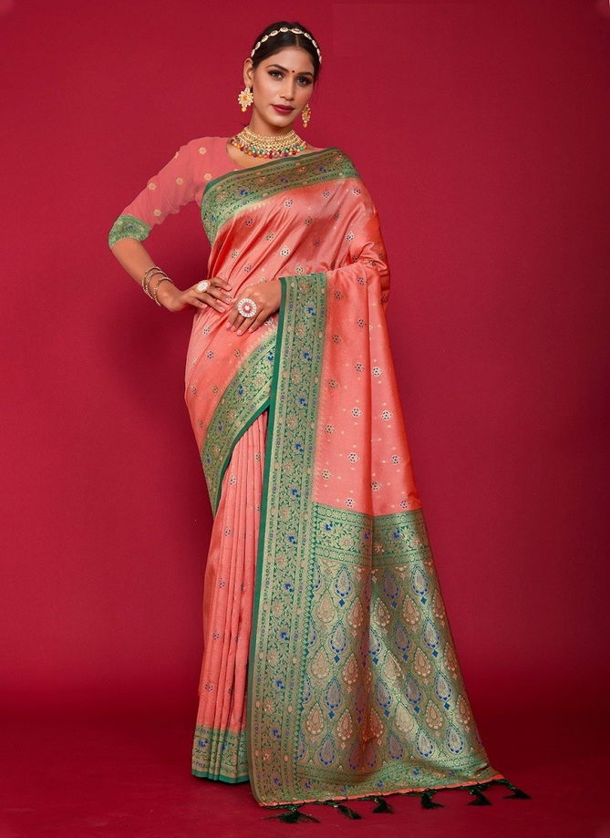 Lalpari By Sangam 14025 To 14030 Silk Sarees Catalog