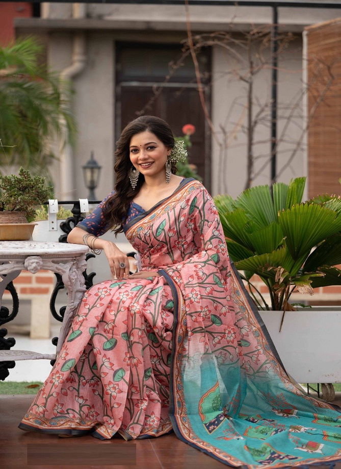 Lotus By Fashion Lab Printed Saree Catalog