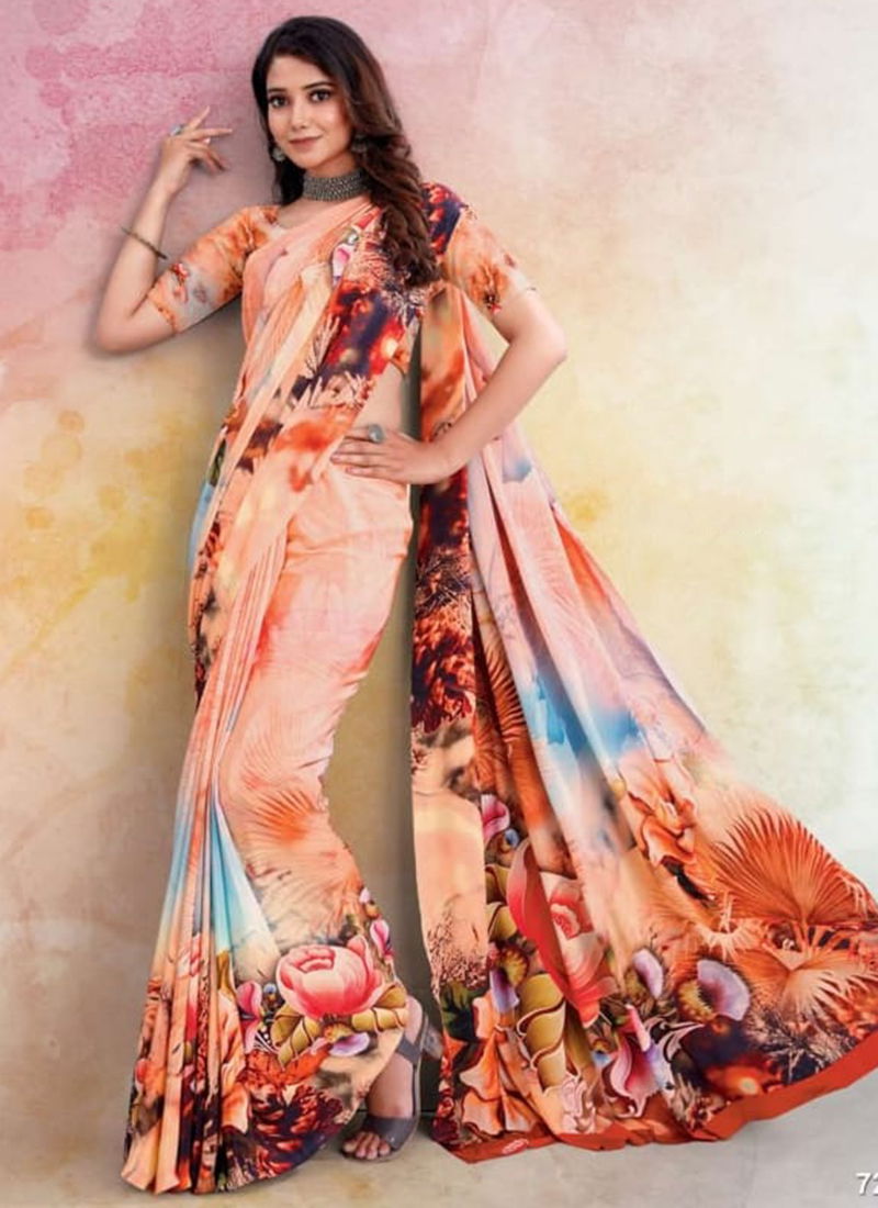 Maayaraa Crape Vol 1 Printed Daily Wear Sarees Catalog