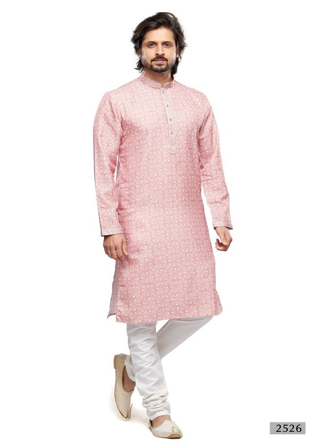 Occasion Mens Wear Designer Printed Stright Kurta Pajama Wholesale Shop In Surat