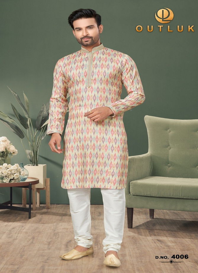 Outluk Wedding Collection Vol 4 Mens Wear Kurta Pajama Catalog