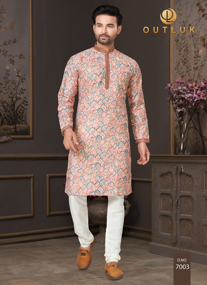 Outluk Wedding Collection Vol 7 Pintex Lucknowi Kurta Pajama Manufacturers