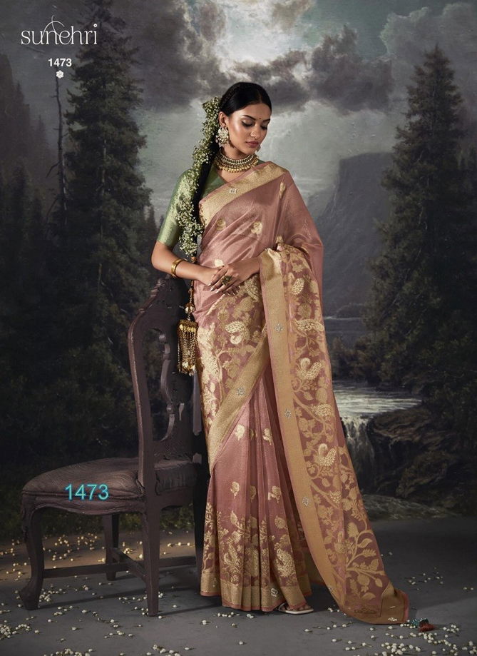 RaatRani By Kimora Organza Banarasi Designer Saree Catalog