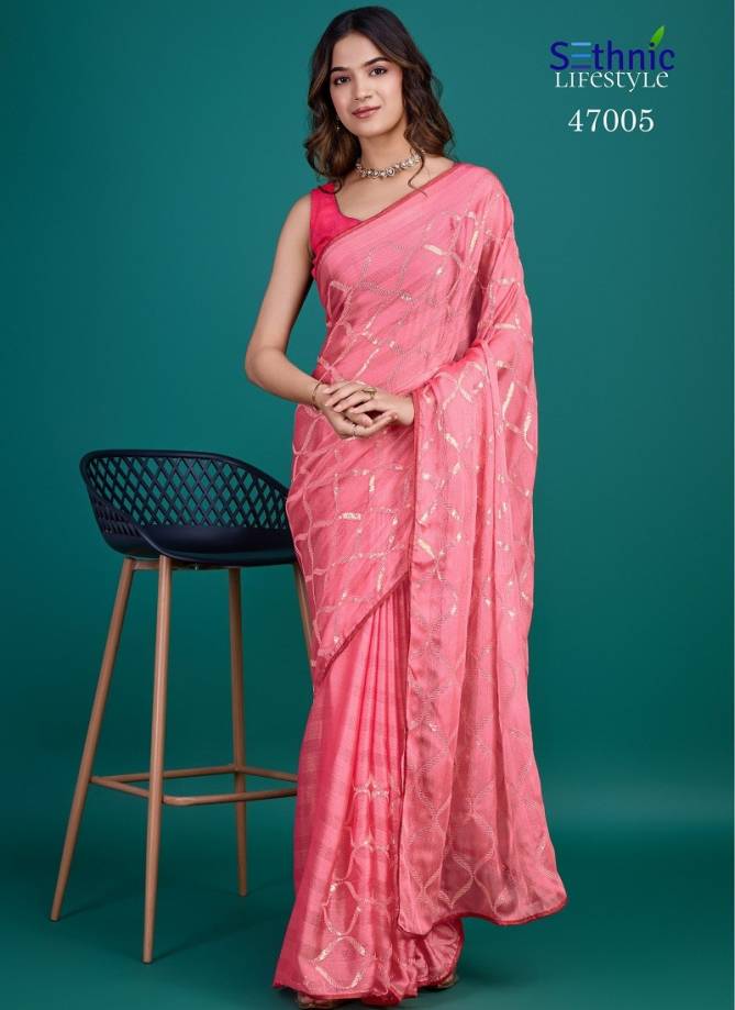 Saamya 2 By Sethnic Glass Zari Fancy Saree Wholesale Shop In Surat