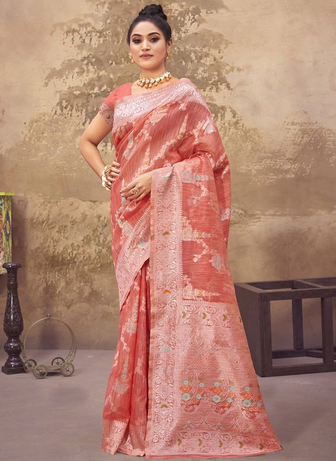 Shipra Printed Wholesale Cotton Silk Sarees Catalog