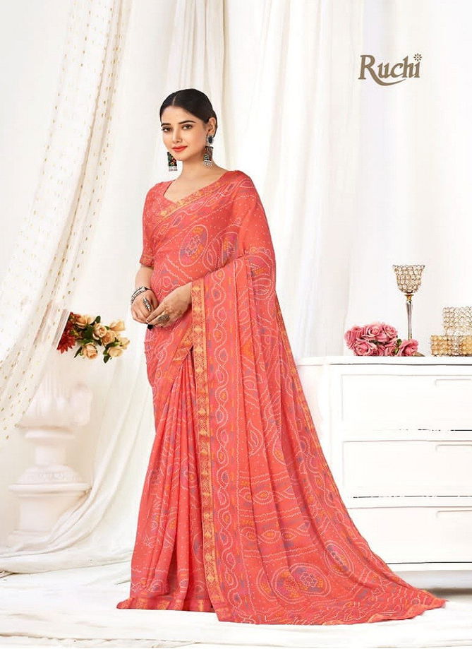 Simayaa Vol 19 By Ruchi Chiffon Daily Wear Saree Catalog