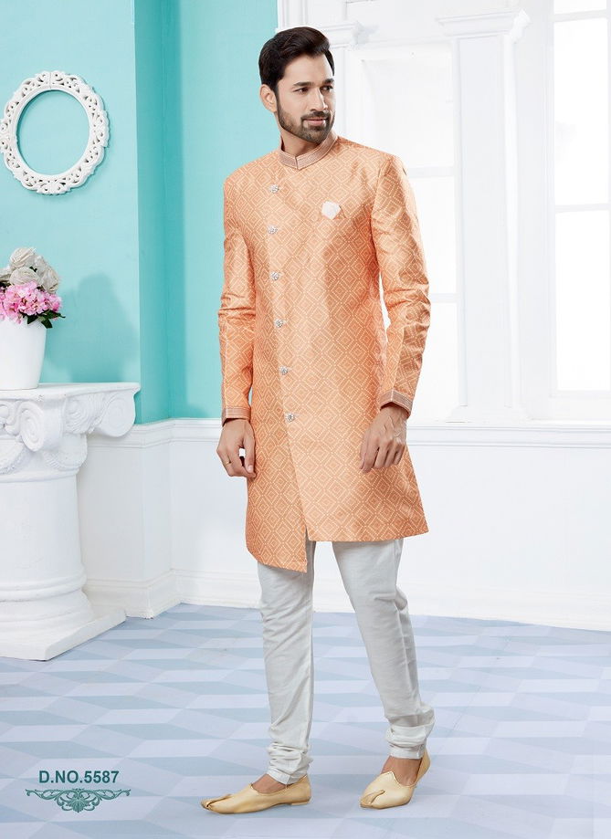 Vol 14 Party Wear Mens Sherwani Wholesale Shop In Surat