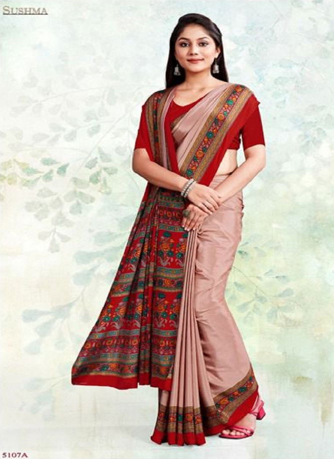 Set Stars 51 By Sushma Crepe Designer Saree Catalog