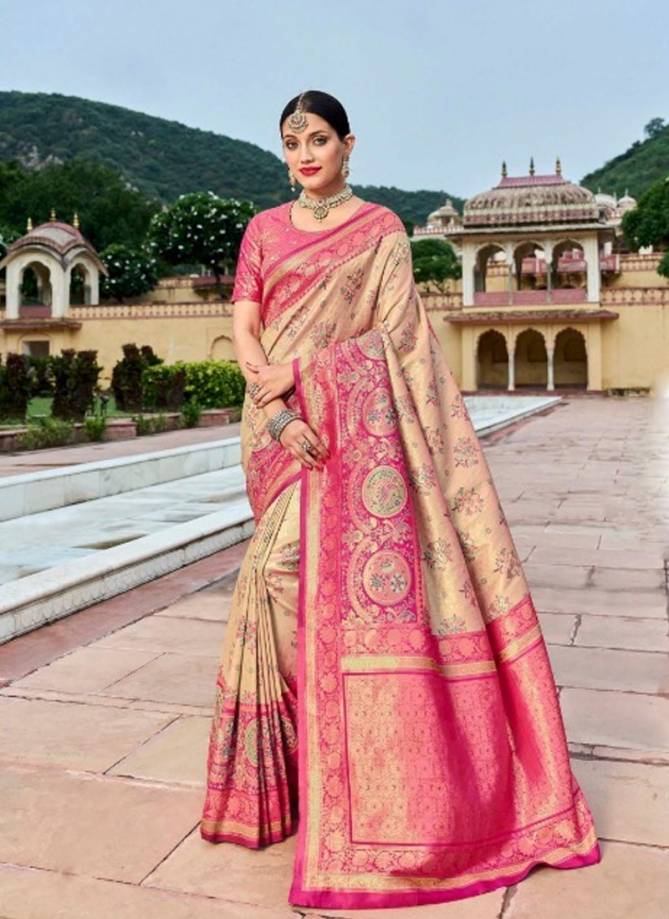 Rutba Vol 5 By Krishna Gokul Silk Sarees Catalog