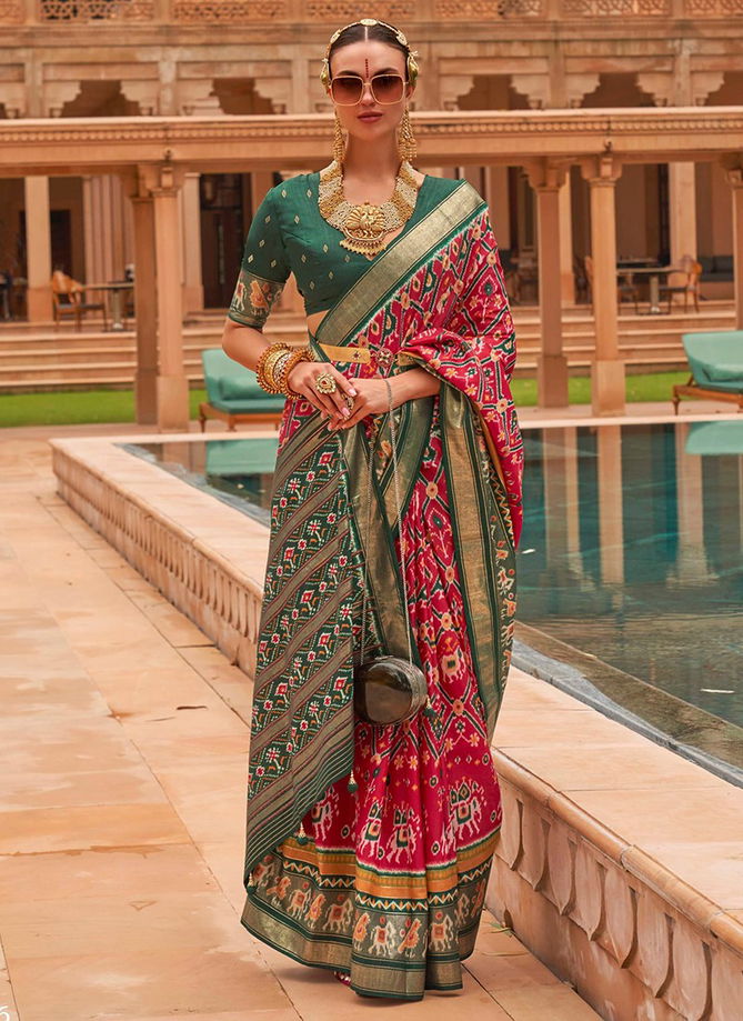 Shahi Patola Ethnic Wear Wholesale Silk Sarees Catalog