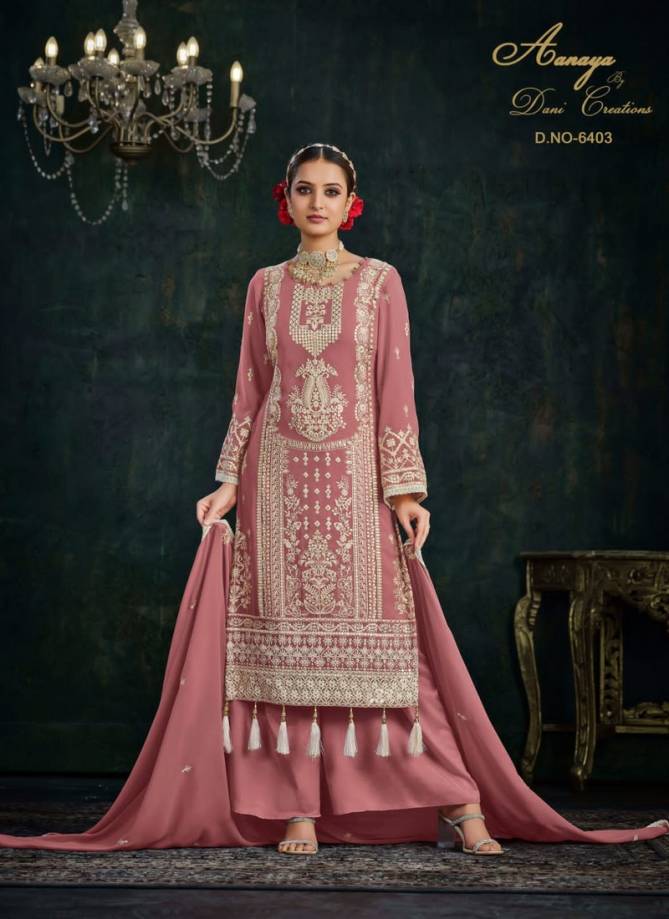 Pink Colour Aanaya Vol 164 By Twisha Designer Salwar Suit Catalog 6403