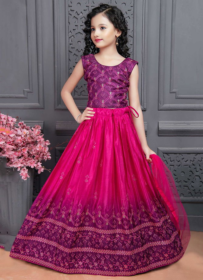 Pink Colour Aaradhna Vol 34 Wholesale Wedding Wear Girls Lehenga Choli Catalog Aaradhna 246