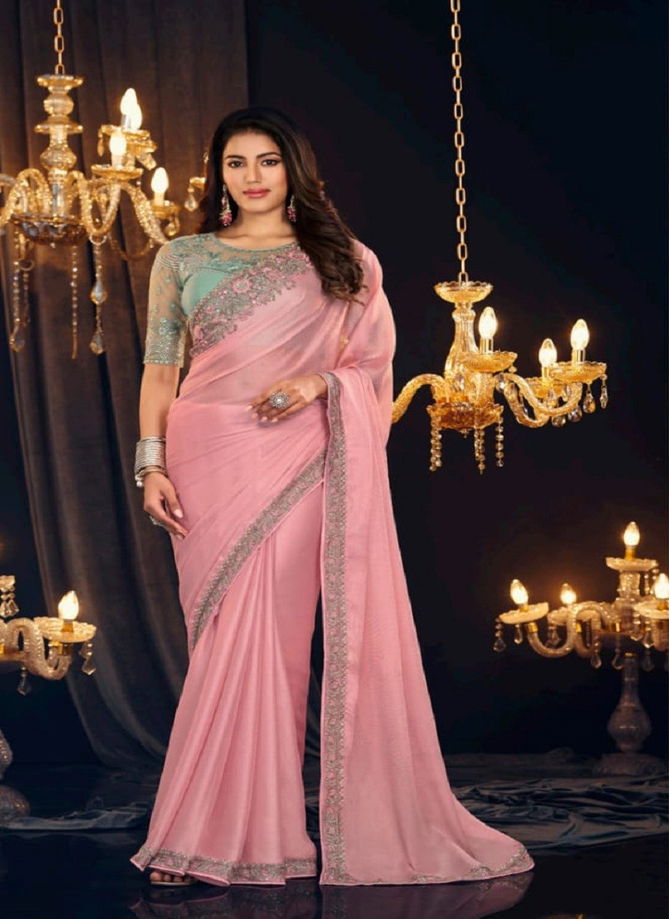 Elegance Vol 18 By Anmol Shimmer Georgette Designer Saree Wholesale Online