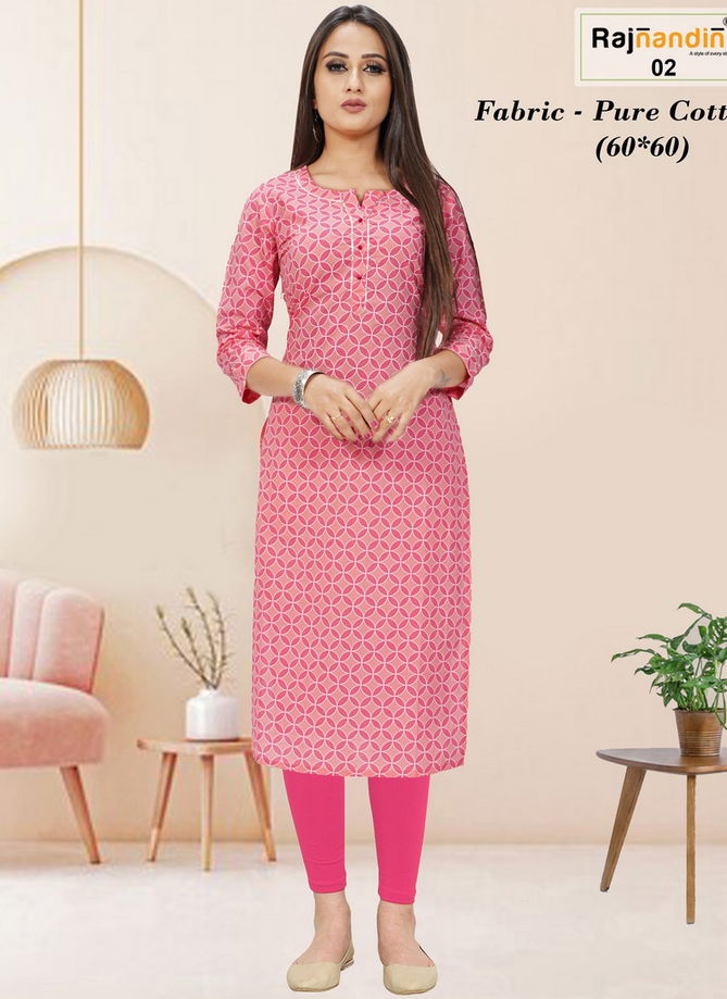 Gauri By Rajnandini Printed Kurti Catalog