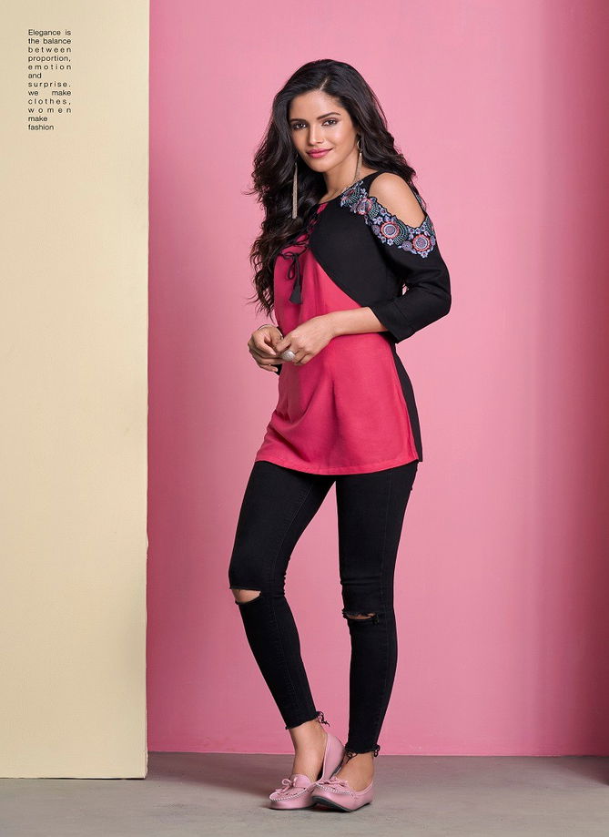 Ira Vol 2 By Vardan Rayon Ladies Top Western Catalog 