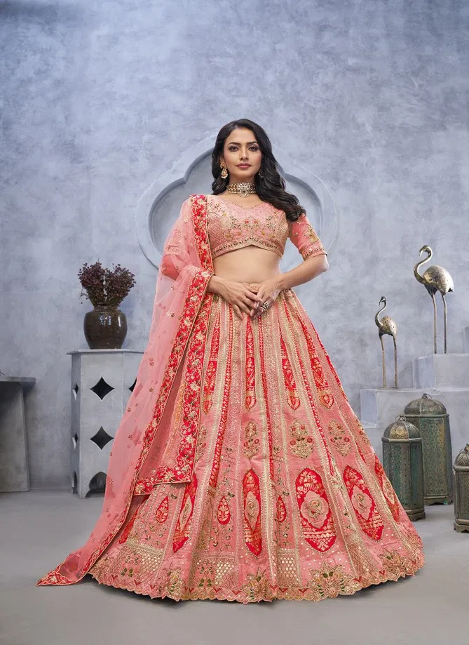 KF 22 To KF 415 By Kesar Fab Ocassion Wear Designer Lehenga Choli Wholesale Online