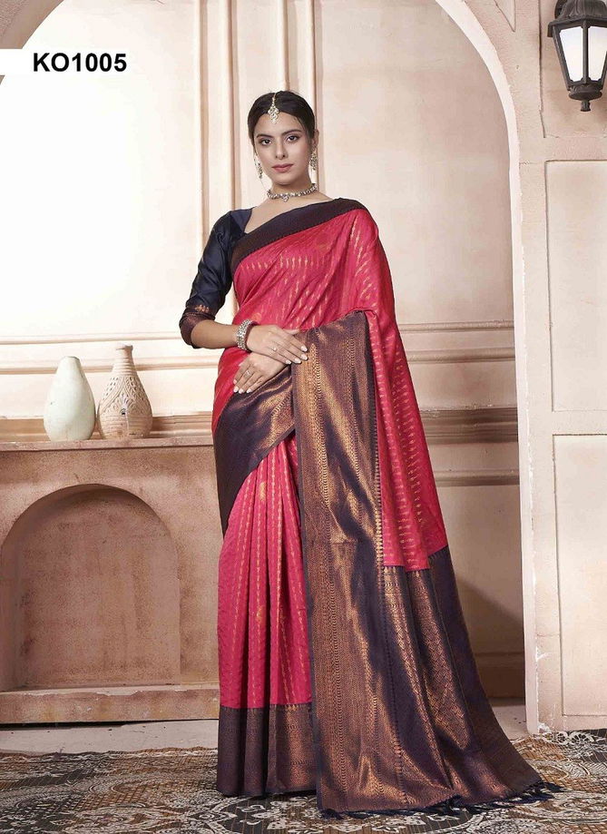 Koyal By 3 Of Kubera Pattu Kanjivaram Silk Wholesale Shop In Surat