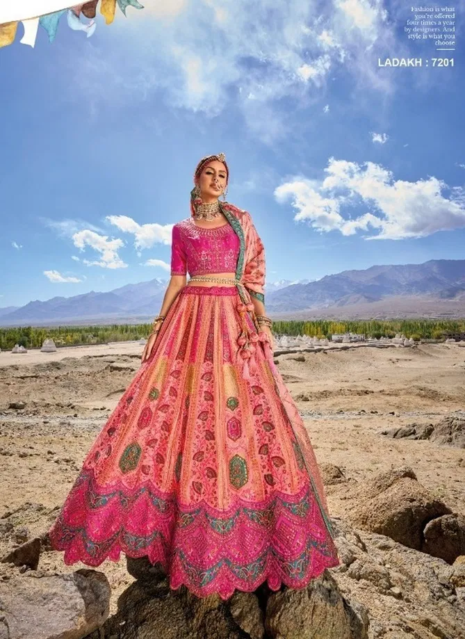 Ladakh By MN 7201 To 7207 Wholesale Bridal Lehenga Choli Manufacturers