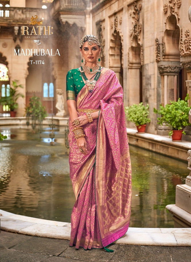 Madhubala By Rath Silk Printed Wedding Saree Wholesale Shop In Surat