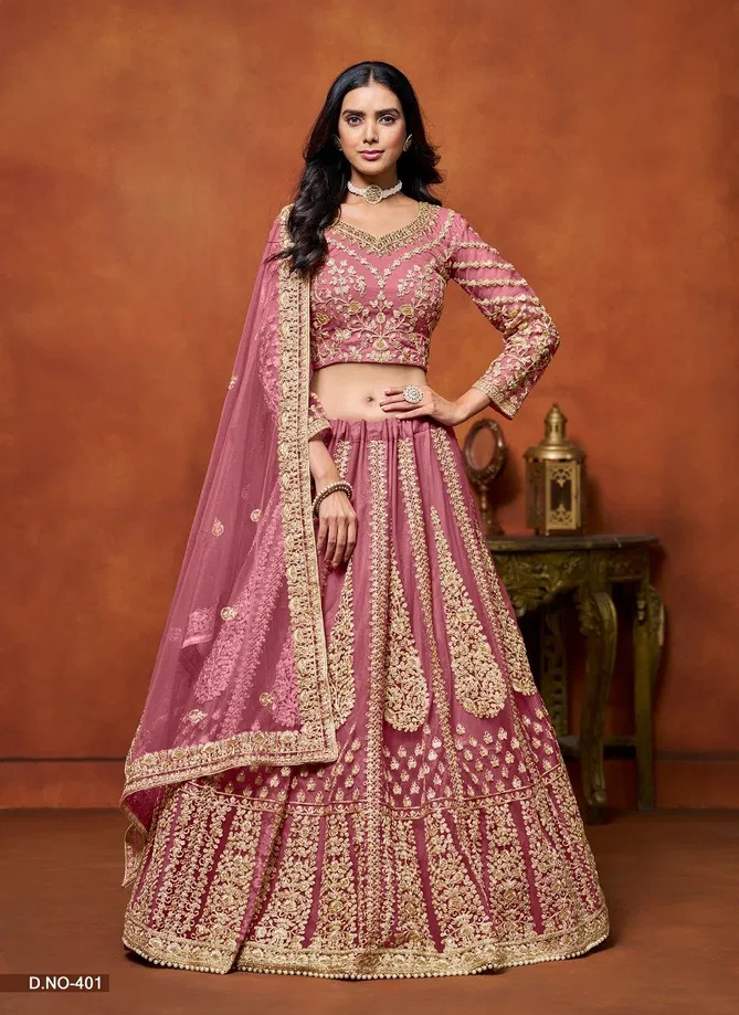 Mehvish Vol 4 Net Wedding Wear Lehenga Choli Exporters In India