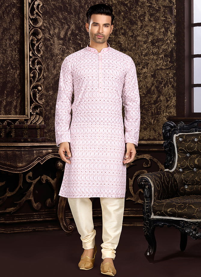 Pink Colour Outluk Vol 109 Function Wear Wholesale Kurta Pajama 109004