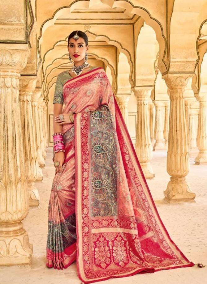 Rutba Vol 5 By Krishna Gokul Silk Sarees Catalog