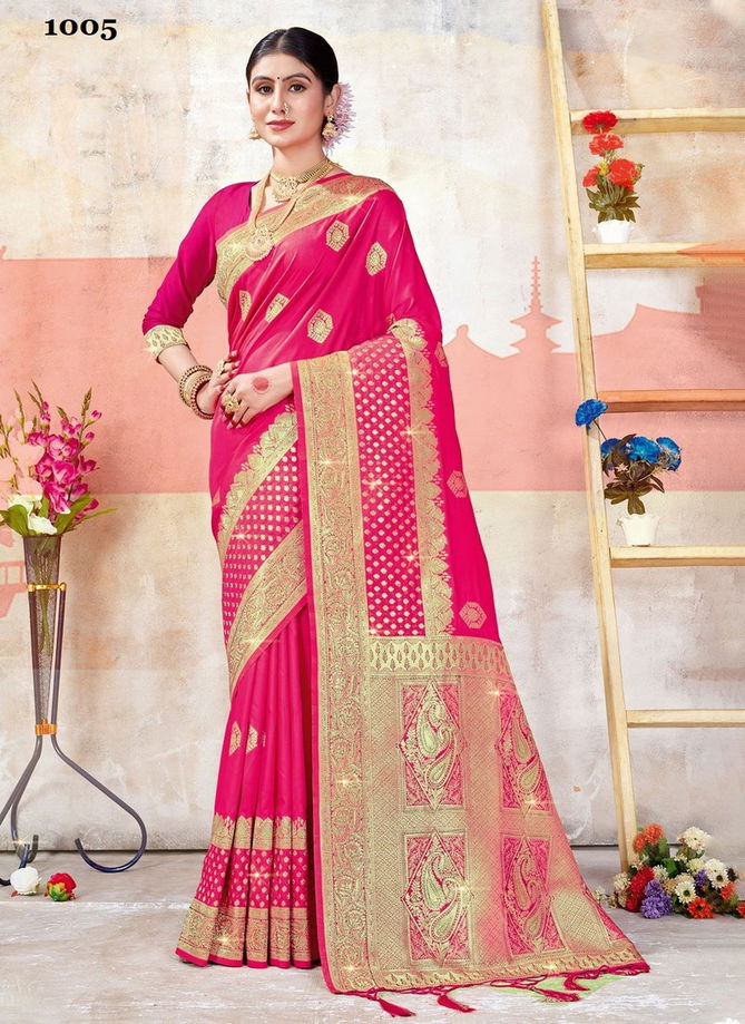 Sarover By Sangam Banarasi Silk Saree Catalog