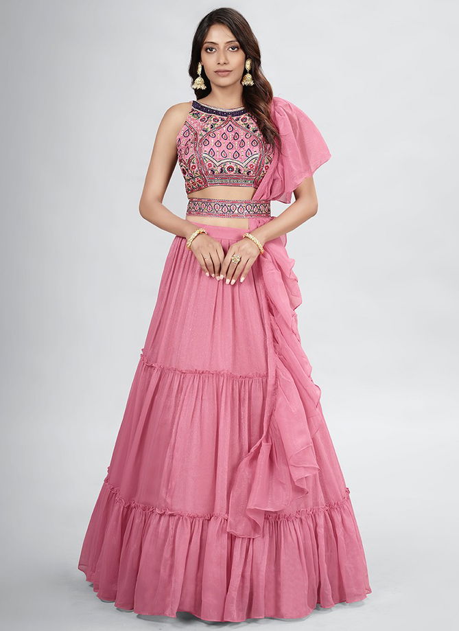 Pink Colour Solstice vol 3 Designer Wholesale Party Wear Lehenga Choli Catalog DRS58102