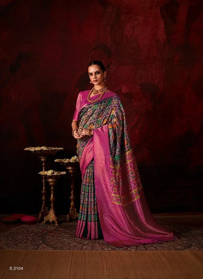 Lakshmi By Kimora Digital Printed Softy Silk Saree Wholesale In Delhi